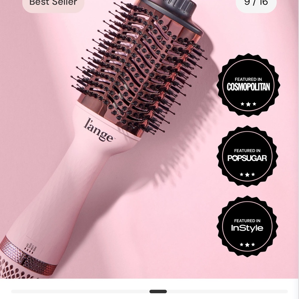 Lange Pink Hair Styling Tool for Effortless Blowouts